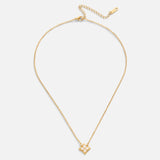 Dahlia-halsband med kors-kluster