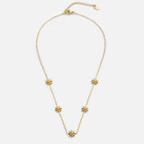 Halsband med blommor