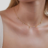 Halsband med pärlor