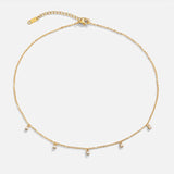 Halsband med pärlor
