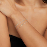 Pia armband i silver